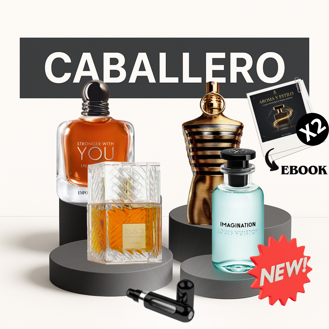 KIT 6 l x2Ebook+4 Perfumes+Perfumero